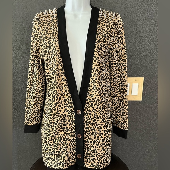 Animal print Vintage Blazer - Picture 2 of 11